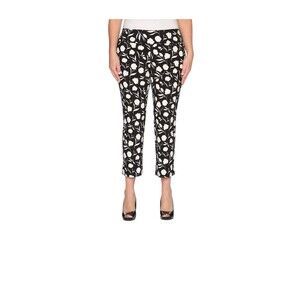 Cooper &Ella Black And White Floral Capris 18W NWT Cruise/Vacation Ready!